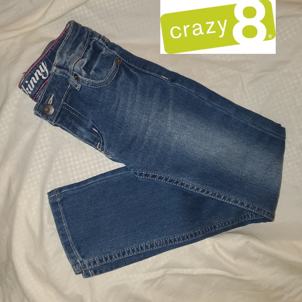 Crazy 8 girls jeans size- 7 slim
